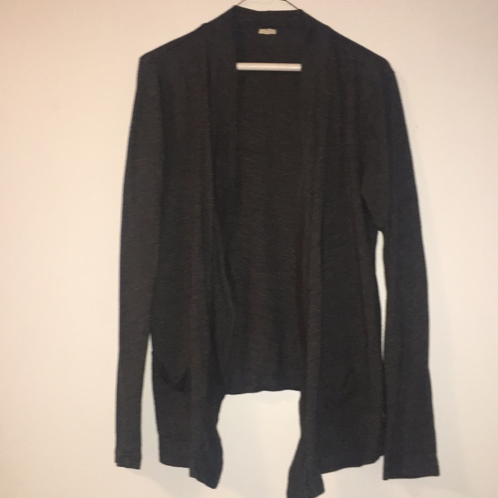 🎀J. Crew Grey Open Cardigan🎀